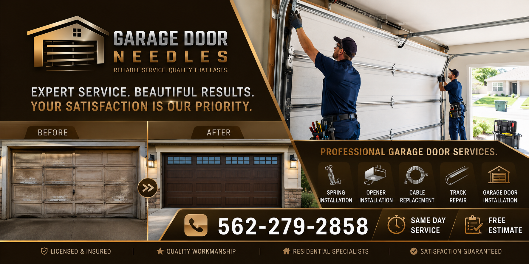 Garage Door Needles